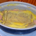 Foie gras mi-cuit au four